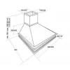 Sieninis gartraukis AKPO WK-4 Rustica 60 cm, ortakinė/cirkuliacinė, max 415 m³/h, 102 W variklis, medžio apdaila
