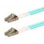 Šviesolaidinis kabelis LOGON AL5LCLC07I/3I 7 m OM3 LC–LC Aqua Full duplex