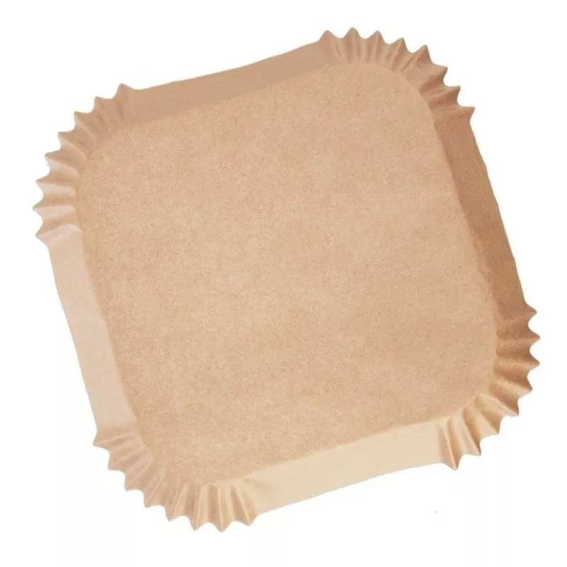Popieriniai kepimo įdėklai 16×16 cm (50 vnt.) oro gruzdintuvei / giliam keptuvui