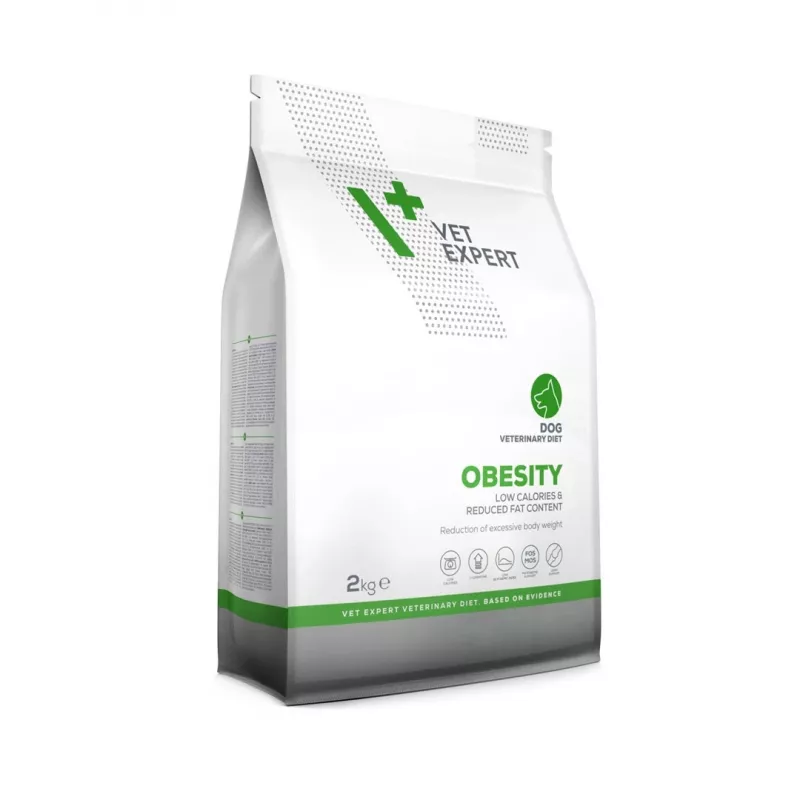 VETEXPERT Veterinary Diet Obesity Dog sausas ėdalas šunims, 2 kg