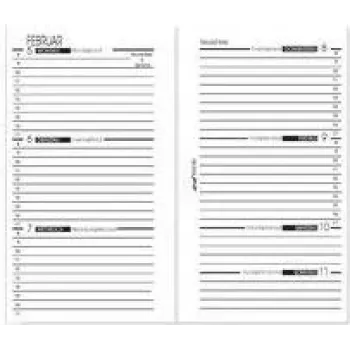 Įdėklas planuokliui bind Kalendereinlage 2025 Mini B570225 7,9 x 12,5 cm