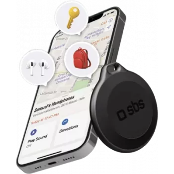 GPS sekiklis Finder SBS TEFINDBTAPK universalus juodas su CR2032 baterija