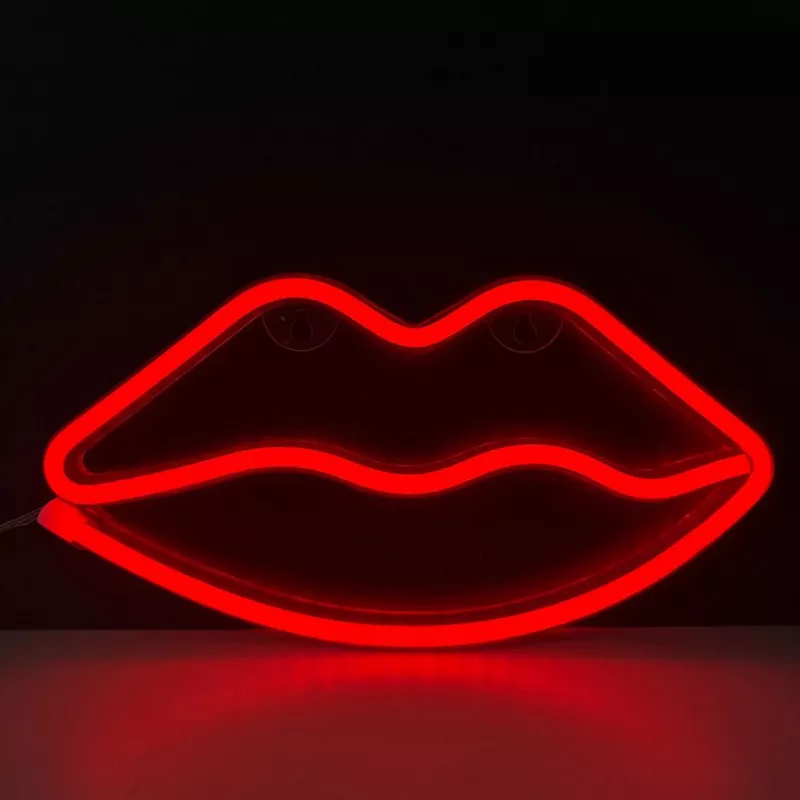 Neoninė lemputė MANTA SNL61RGB LIPS RGB daugiaspalvis dekoratyvinis ženklas