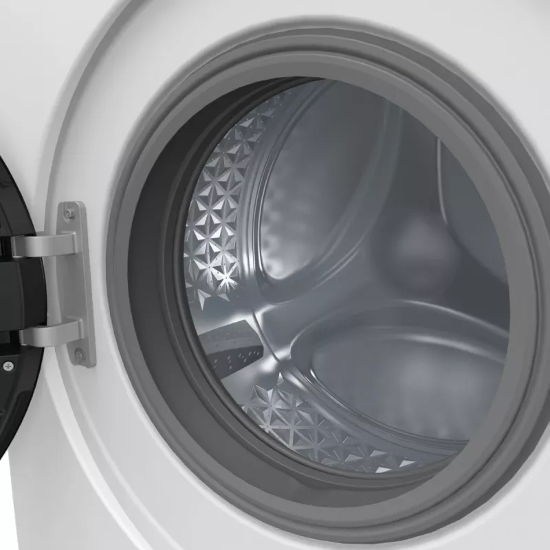 Laisvai pastatoma skalbimo mašina Gorenje W3NGPI72SBS, 7 kg, 1200 aps./min., inverterinis variklis, garų funkcija, 15 programų, balta