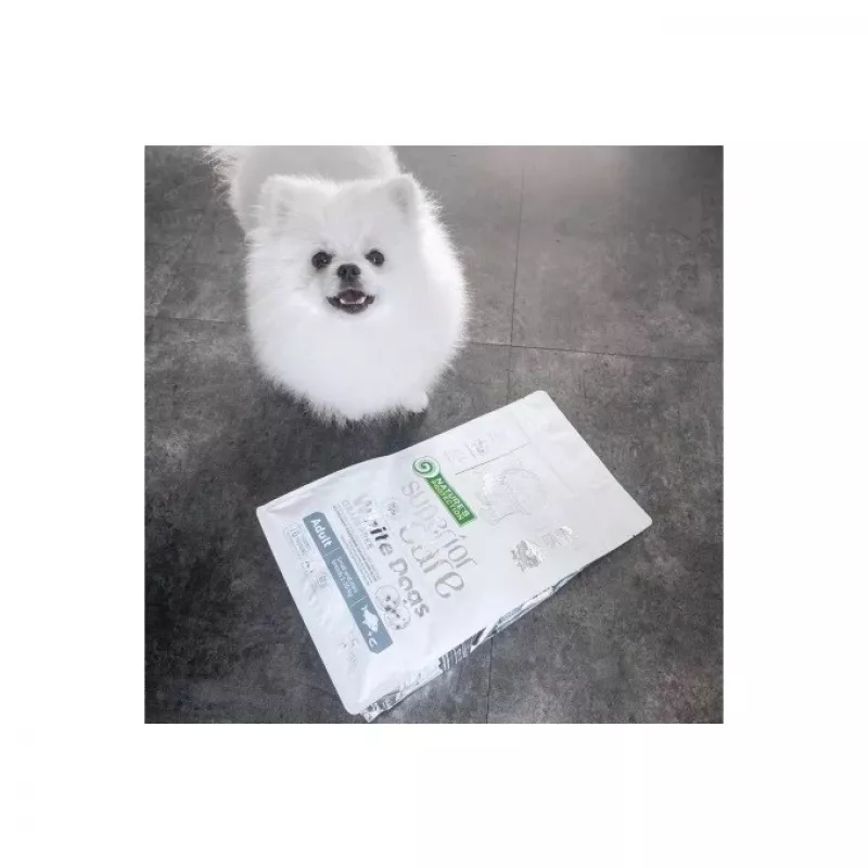 Sausas šunų ėdalas Nature’s Protection White Dogs GF White Fish Adult Small 4 kg – be grūdų, žuvis