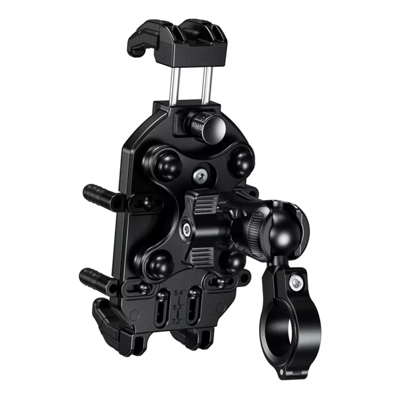 Pasyvus laikiklis UleFone Armor Mount Pro mobiliesiems telefonams – laikiklis dviračiui ir paspirtukui, juodas