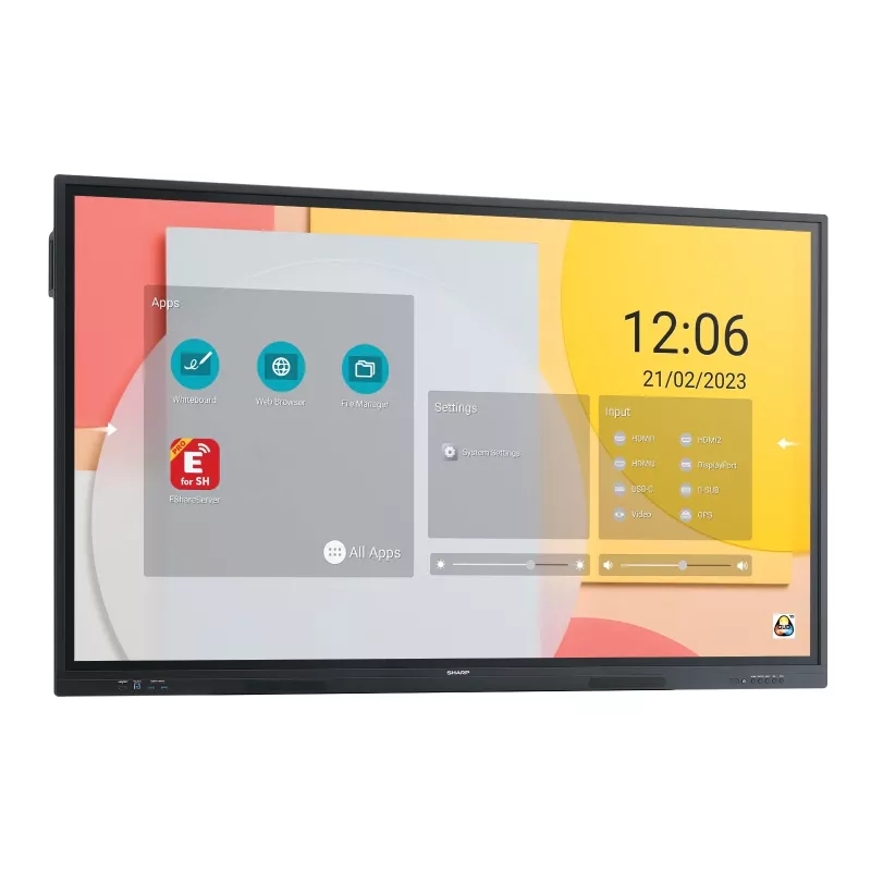 Sharp PN-LC752 75 colių 4K Ultra HD LCD skydelis skaitmeninei signalizacijai