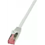 Logilink PrimeLine jungiamasis kabelis RJ-45 (vyriškas) - RJ-45 (vyriškas) 1 m, SFTP, PiMF, CAT 6, presuotas, lygus, halogenų neturintis, pilka (CQ2032S)