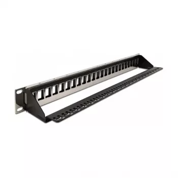 Patch Panel DeLOCK 66865 24 prievadų Keystone 1U 19 inch