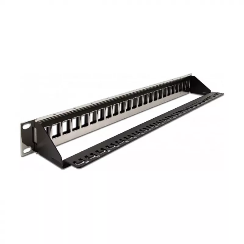 Patch Panel DeLOCK 66865 24 prievadų Keystone 1U 19 inch