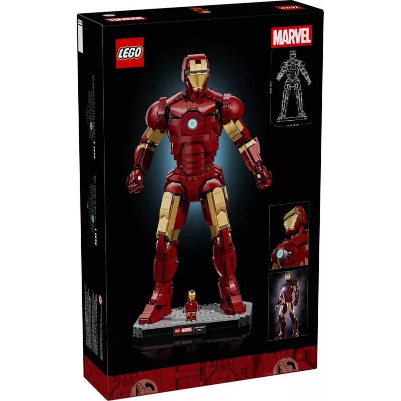 LEGO MARVEL 76344 Geležinio žmogaus Mark 3 – Kolekcinis leidimas