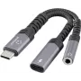 Renkforce USB-C garso adapterio laidas [1x kištukas - 1x garso stereo lizdas (RF-6877608)]