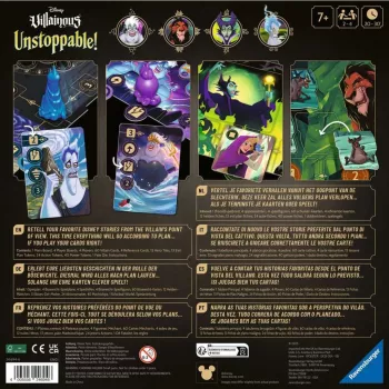 Stalo žaidimas Ravensburger Disney Villainous Unstoppable! – strateginis žaidimas nuo 7 metų