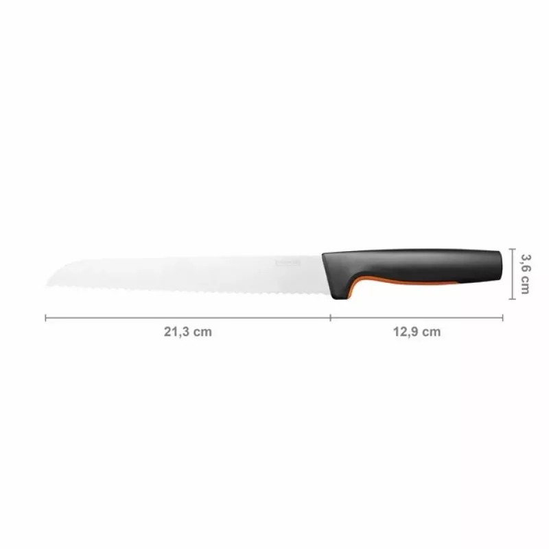 Fiskars 1057538 virtuvinis peilis Nerūdijantis plienas 1 vnt. Duonos peilis