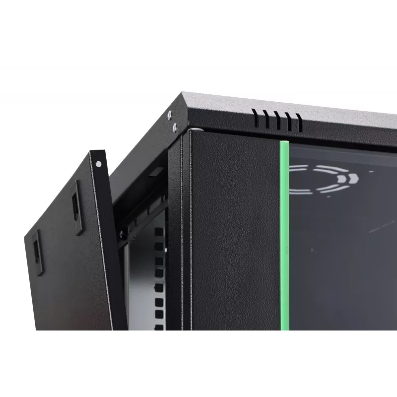 Sieninis stovo korpusas DIGITUS Dynamic-N 12U, 600x450 mm (PxG), IP20, su raktiniu užraktu, nesurinktas