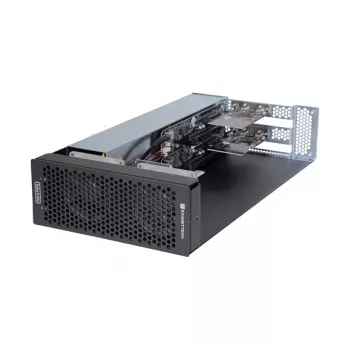Kompiuterio korpusas Sonnet Echo II DV Module juodas plieninis