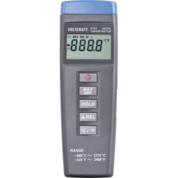 Voltcraft K101 temperatūros matavimo prietaisas, termometras -200 – +1370 °C K-Type (307)