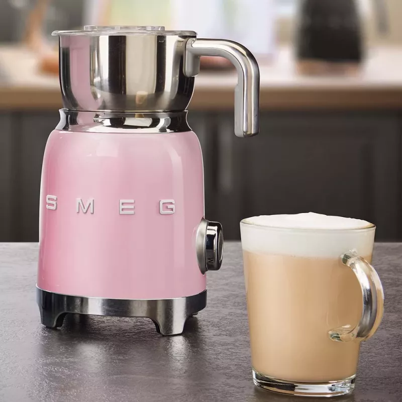 Automatinis pieno putotojas Smeg MFF11PKEU Rožinis nerūdijantis plienas 500 W