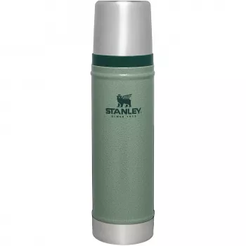 Termosas STANLEY The Legendary Classic Bottle 0.6L žalias – izoliuotas vakuuminis butelis, 600 ml