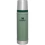 Termosas STANLEY The Legendary Classic Bottle 0.6L žalias – izoliuotas vakuuminis butelis, 600 ml
