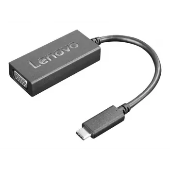 Lenovo 4X90M42956 vaizdo adapteris VGA (D-Sub) USB Type-C juodas