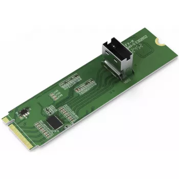 ICY DOCK - M.2 NVMe PCIe 4.0 SSD į SlimSAS 4i adapteris su Redriver