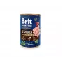 Šlapias šunų ėdalas Brit Premium by Nature Vištiena ir širdelės, 400 g, be grūdų, suaugusiems šunims