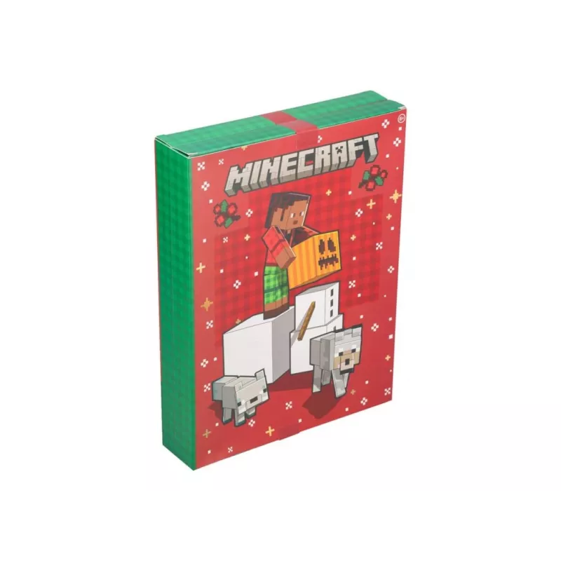 Adventinis kalendorius Paladone Minecraft 24 dienoms – raštinės reikmenų rinkinys su 24 staigmenomis