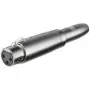 Wentronic Goobay XLR adapter - XLR lizdas (3 kontaktų) > 6,35 mm lizdas (2 kontaktų, mono) (27453)