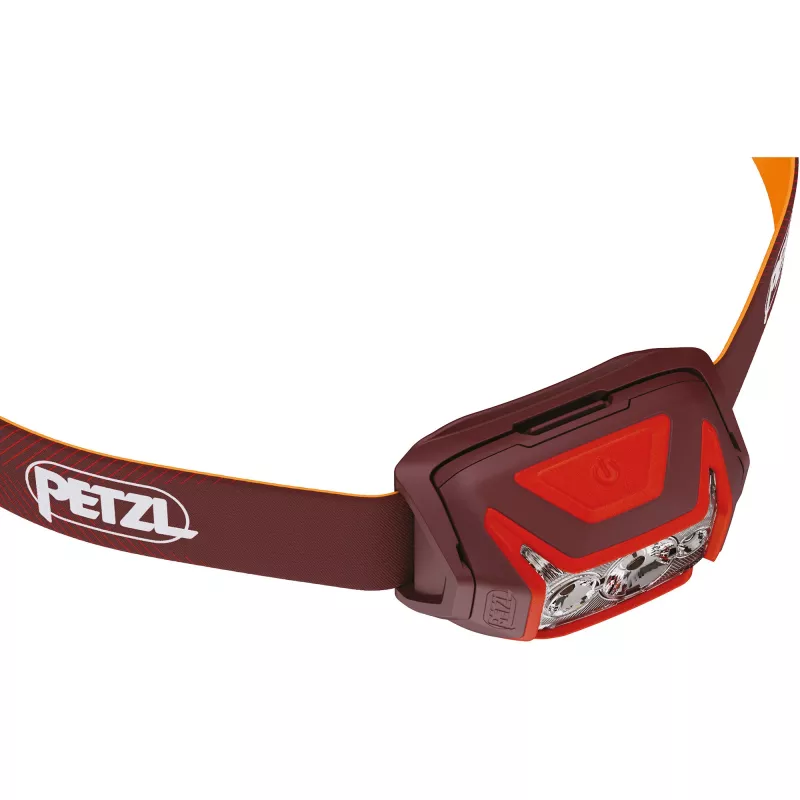 Kaktinė lemputė Petzl Actik Core – LED, 100 lm, įmontuota 1250 mAh USB įkraunama baterija, IPX4, raudona