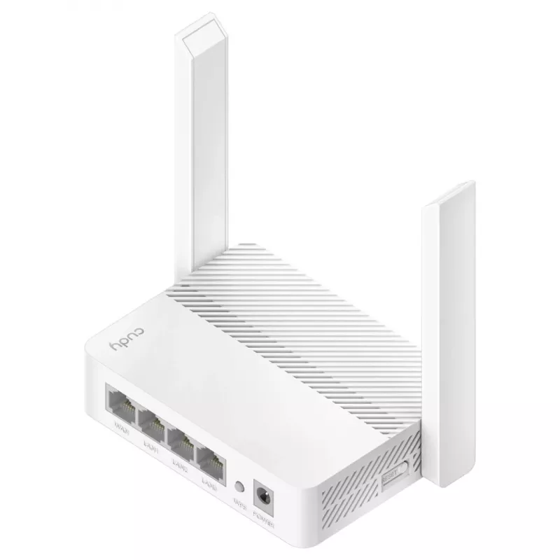 Cudy WR1200E belaidis maršrutizatorius Fast Ethernet Dviejų juostų (2.4 GHz / 5 GHz) Baltas