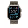 Apple 49mm natūralaus titano Milanezės kilpa vidutinė titano spalvos