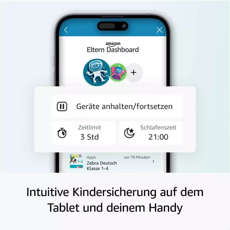 Amazon Fire HD10 Kids Pro 13 kartos 32GB Mėtų žalia planšetė