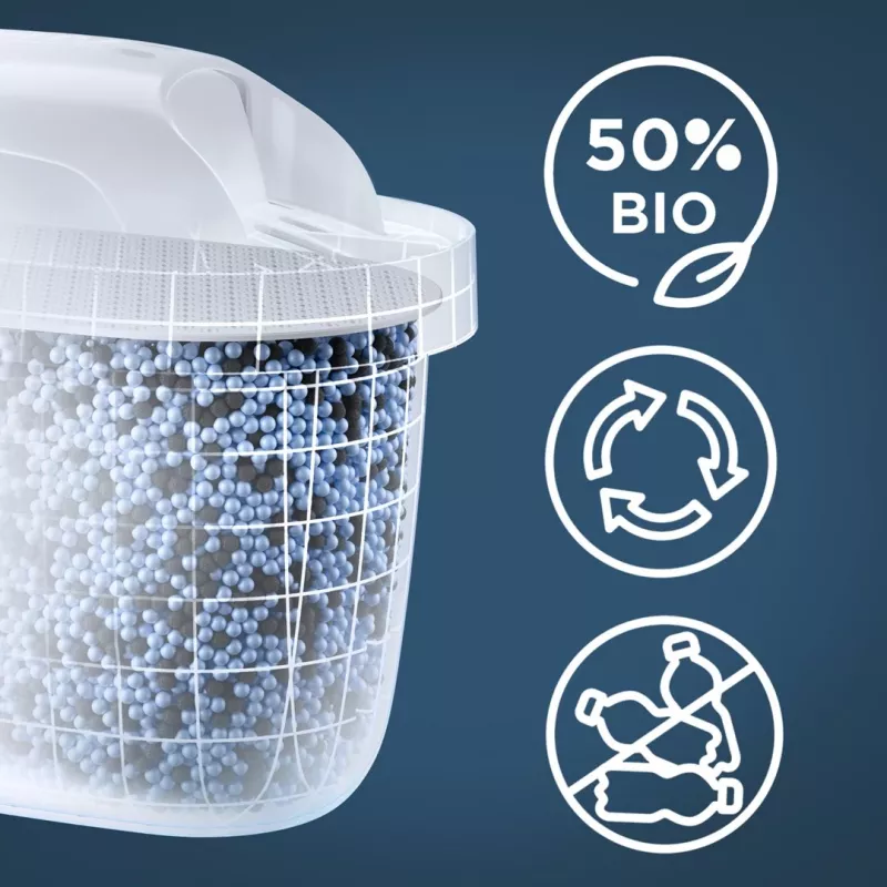 BRITA Style Essential 2,4 L vandens filtro ąsotis Graphite su MAXTRA kasetė ir Smart Light