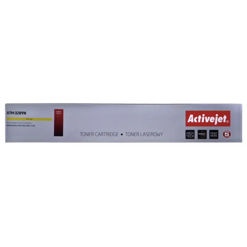 Activejet ATM-328YN Toner (alternatyva Konica Minolta TN328Y; Supreme; 28.000 puslapių; geltona)