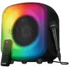 Nešiojamas garsiakalbis SVEN PS-555, juodas, 65 W (RMS), TWS, Bluetooth, USB, microSD, nuotolinis valdymas, ličio baterija