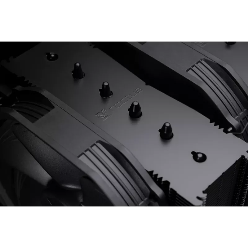 Noctua NH-D15 Chromax Pure Black CPU aušintuvas su dviem 140 mm ventiliatoriais