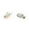 RJ45 jungtys GEMBIRD CAT7 8P8C auksuotos 15µ FTP/SFTP, pakuotė 100 vnt.