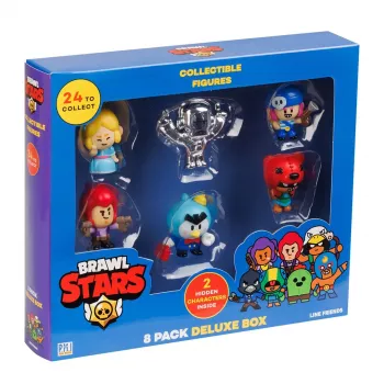 Brawl Stars S1 figūrėlės – 8 vnt. Deluxe Box VER.B