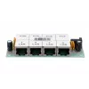Extralink 4 prievadų PoE injektorius 4x 100Mb/s RJ45, Fast Ethernet, 48 V, be korpuso
