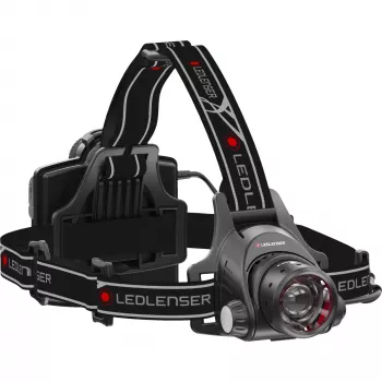 Kaktinė lempa Ledlenser H14R.2 Juoda