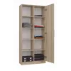 Biuro spintelė knygoms Top e shop RD-80 SONOMA KPL, ąžuolo spalvos, 10 lentynų, 800×300×1820 mm, medžio drožlių plokštės rėmas