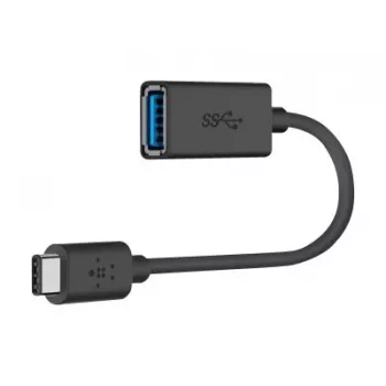 Belkin USB 3.0 lizdas USB-C į USB-A 1 m pilka (F2CU036BTBLK)