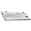 Žaidimų klaviatūra LOGITECH G PRO X TKL RAPID balta, US INT'L, USB, linijiniai jungikliai