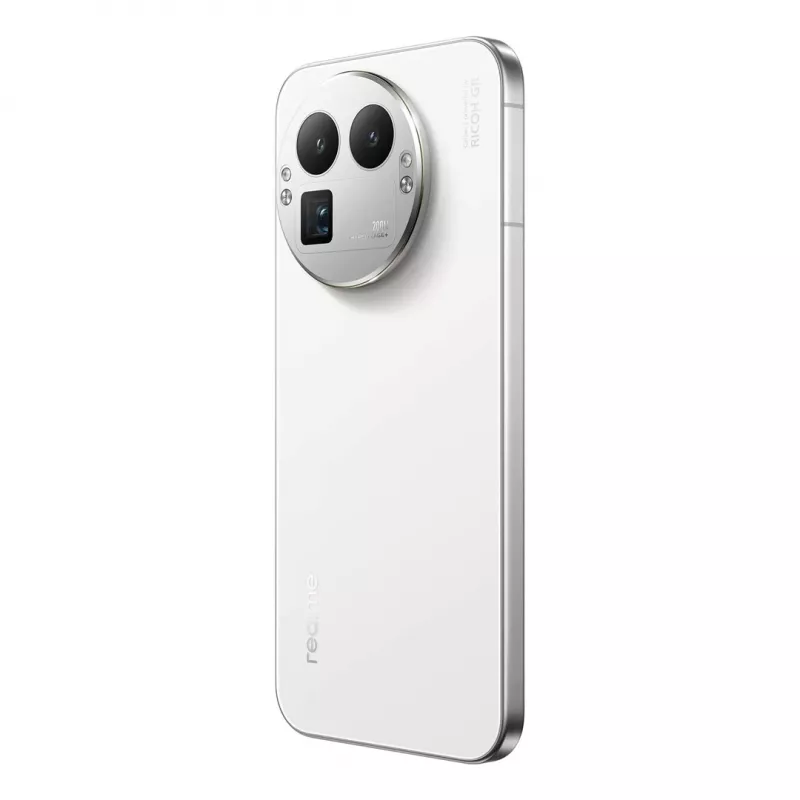 Išmanusis telefonas REALME GT 8 Pro 5G — 6,79 colio AMOLED 3136×1440, Snapdragon 8 Elite, 16 GB RAM, 512 GB, 50/200/50 MP, 7000 mAh, Baltas