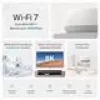 TP-Link Deco BE22 dviejų dalių Wi-Fi 7 tinklo sistema (baltos spalvos)
