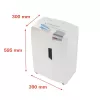 HSM shredstar X13 dokumentų smulkintuvas, 4 x 37 mm, su atskiru CD pjovimo mechanizmu