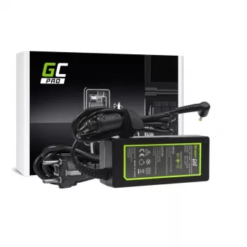 Maitinimo adapteris Green Cell AD123P 65 W 20 V 3,25 A, skirtas Lenovo, vidaus naudojimui, juodas, 2 m laidas