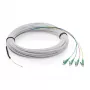 FTTH prijungimo kabelis DIGITUS DK-3904LCA-50-1 vienmodis 4 skaidulos 4 LC/APC 50 m