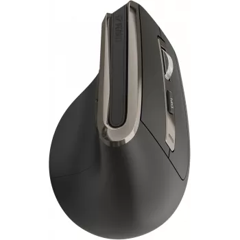 Belaidė vertikali pelė Yenkee YMS 5040 ERGO PRO, 2.4 GHz / BT 5.0 / BT 3.0, juoda
